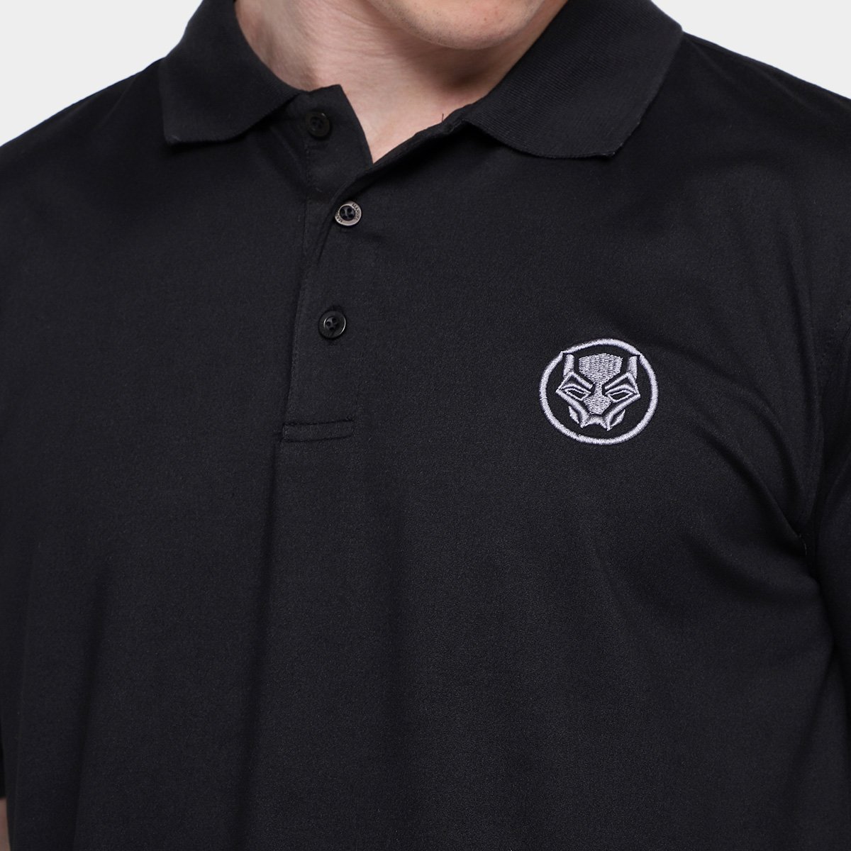 Camisa Polo Mooncity Pantera Negra Masculina - 2