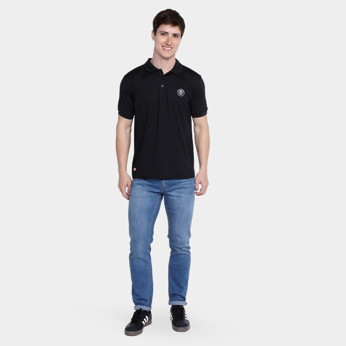 Camisa Polo Mooncity Pantera Negra Masculina - 3