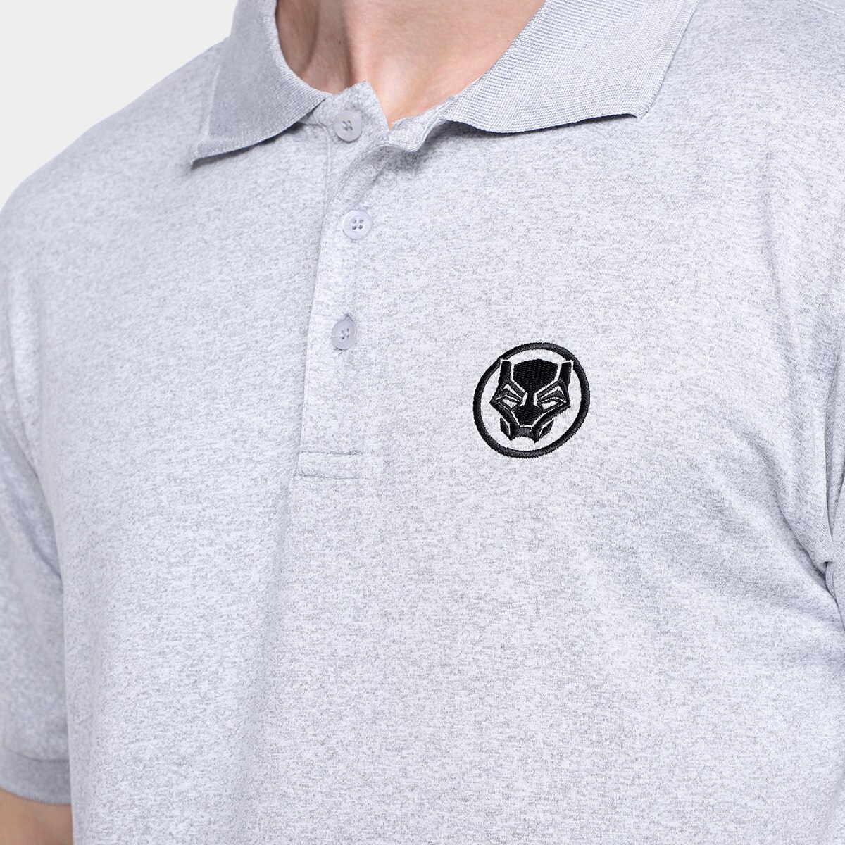 Camisa Polo Mooncity Pantera Negra Masculina - 2