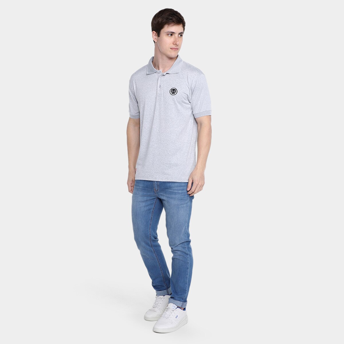 Camisa Polo Mooncity Pantera Negra Masculina - 3