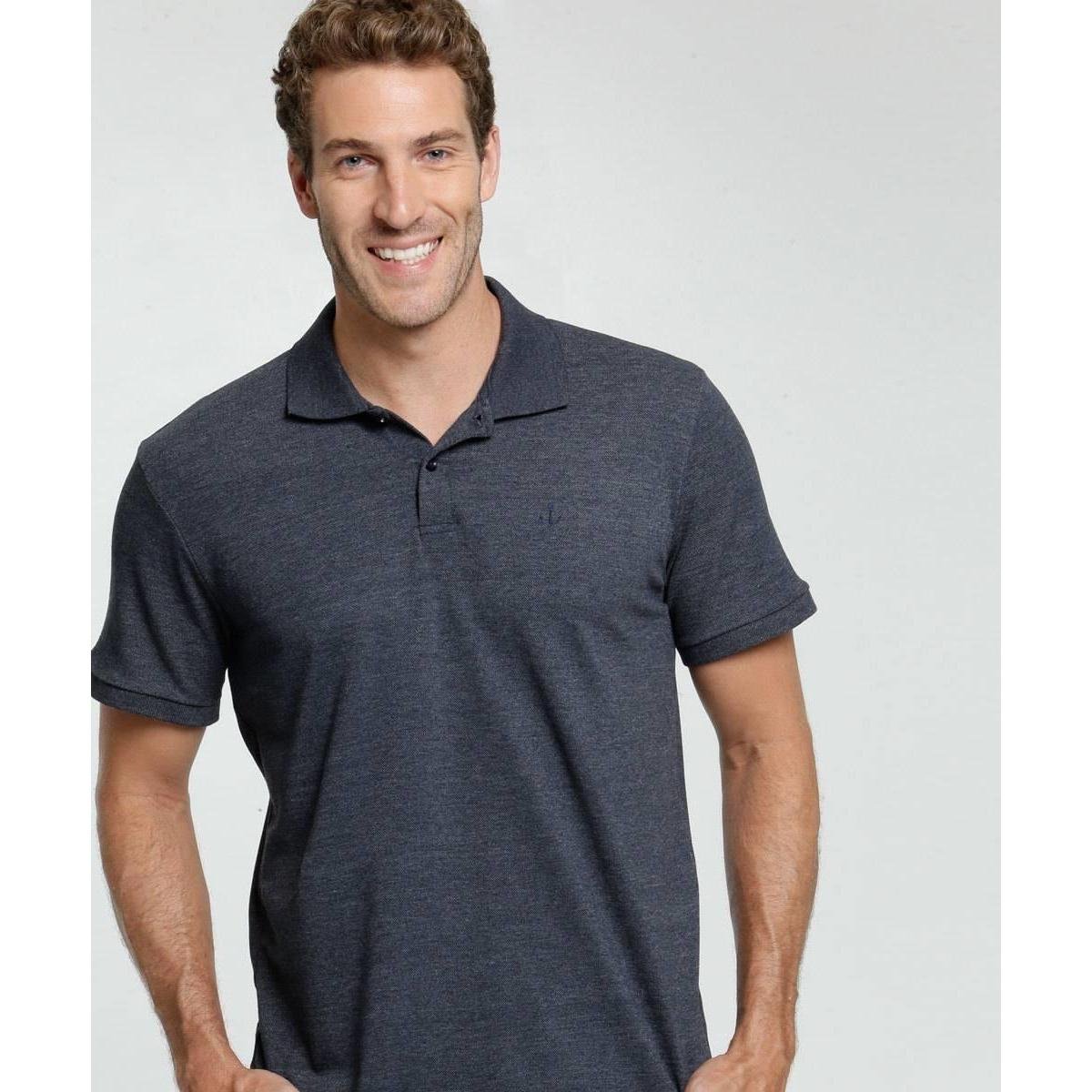 polo homem manga curta