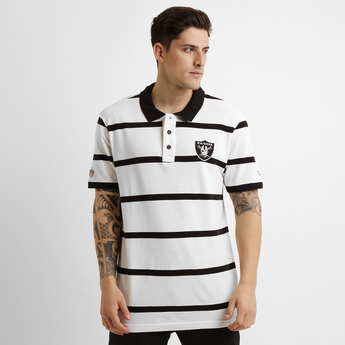 camisa polo raiders