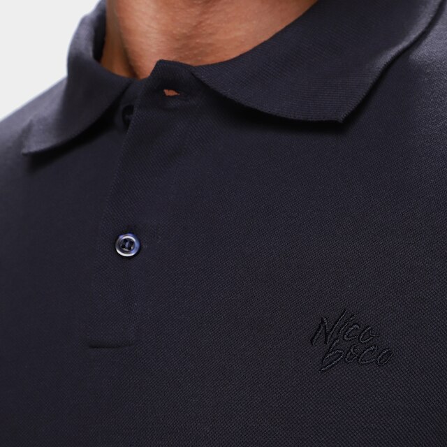 Camisa Polo Nicoboco Klin Casual Masculina