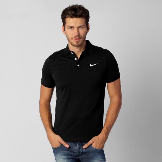 Camisa Polo Nike Matchup Jersey Preto+Branco Netshoes