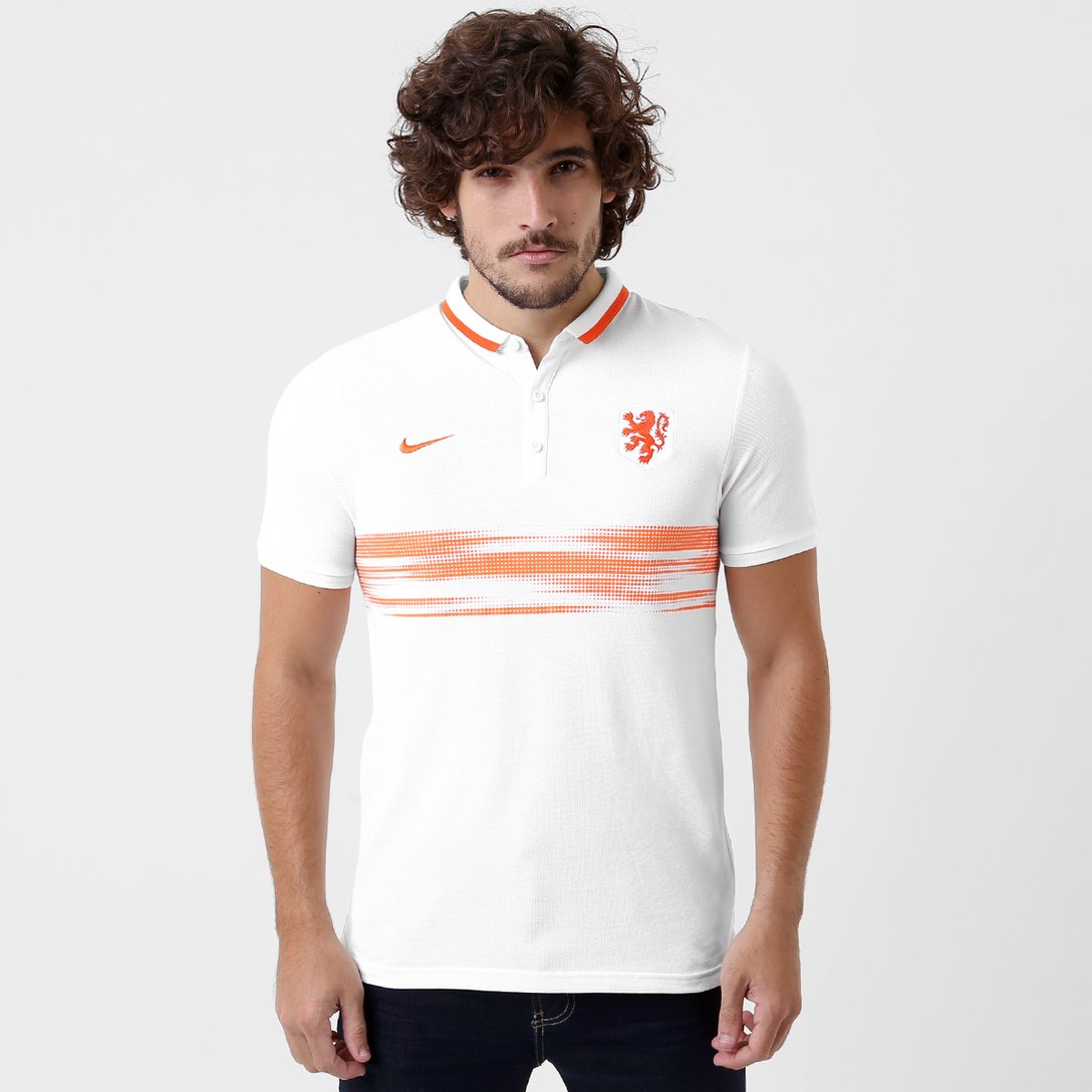 Camisa Polo Nike Seleção Holanda League Authentic Netshoes Camisa Polo Nike Seleção Holanda League Authentic Netshoes