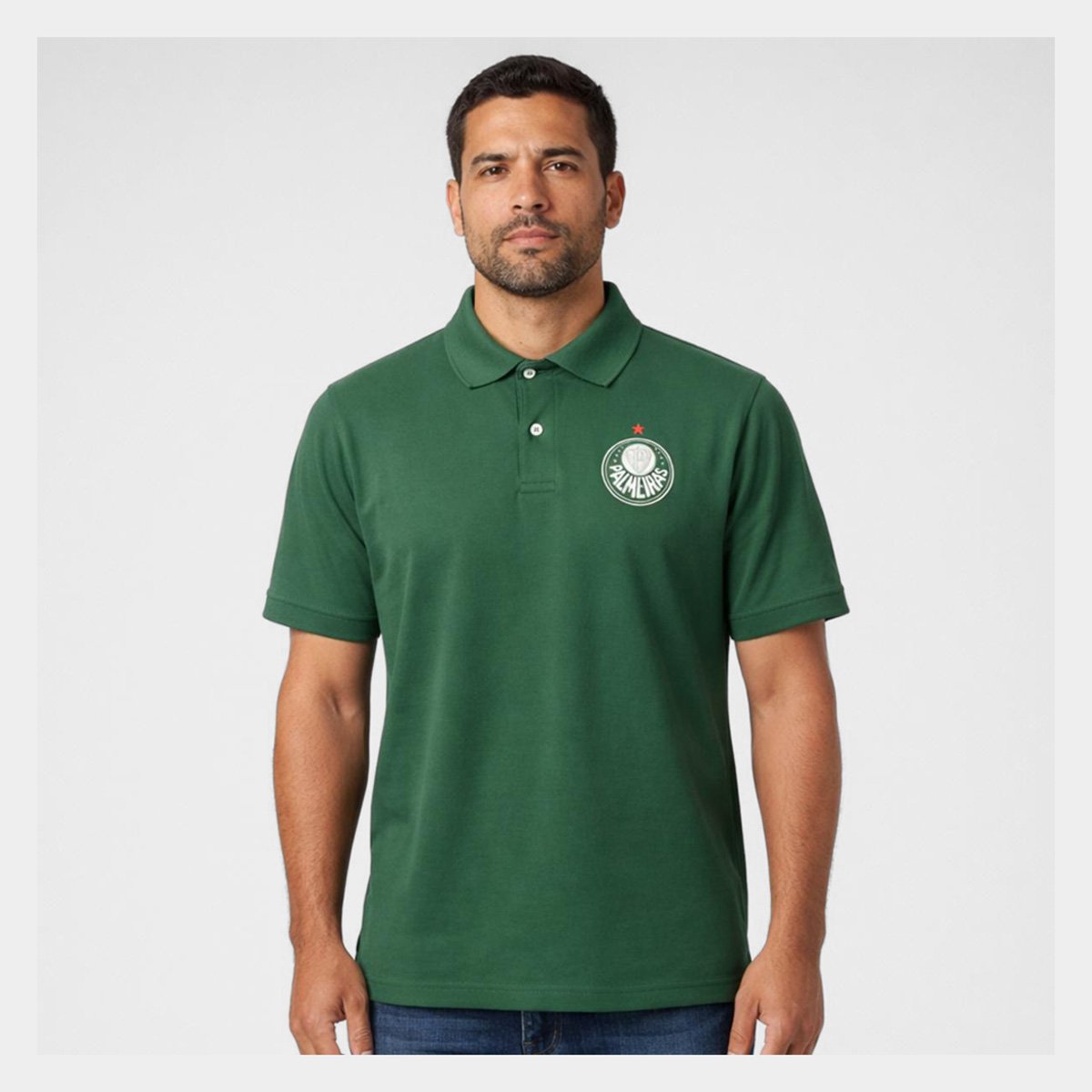 Camisa Polo Palmeiras Alviverde Masculina - 1