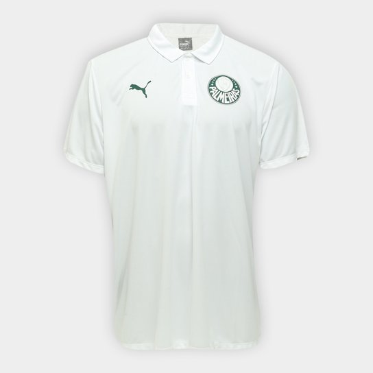 Camisa Polo Palmeiras Viagem 20/21 Puma Masculina - Branco+Verde é ruim? Camisa Polo Palmeiras Viagem 20/21 Puma Masculina - Branco+Verde é boa?