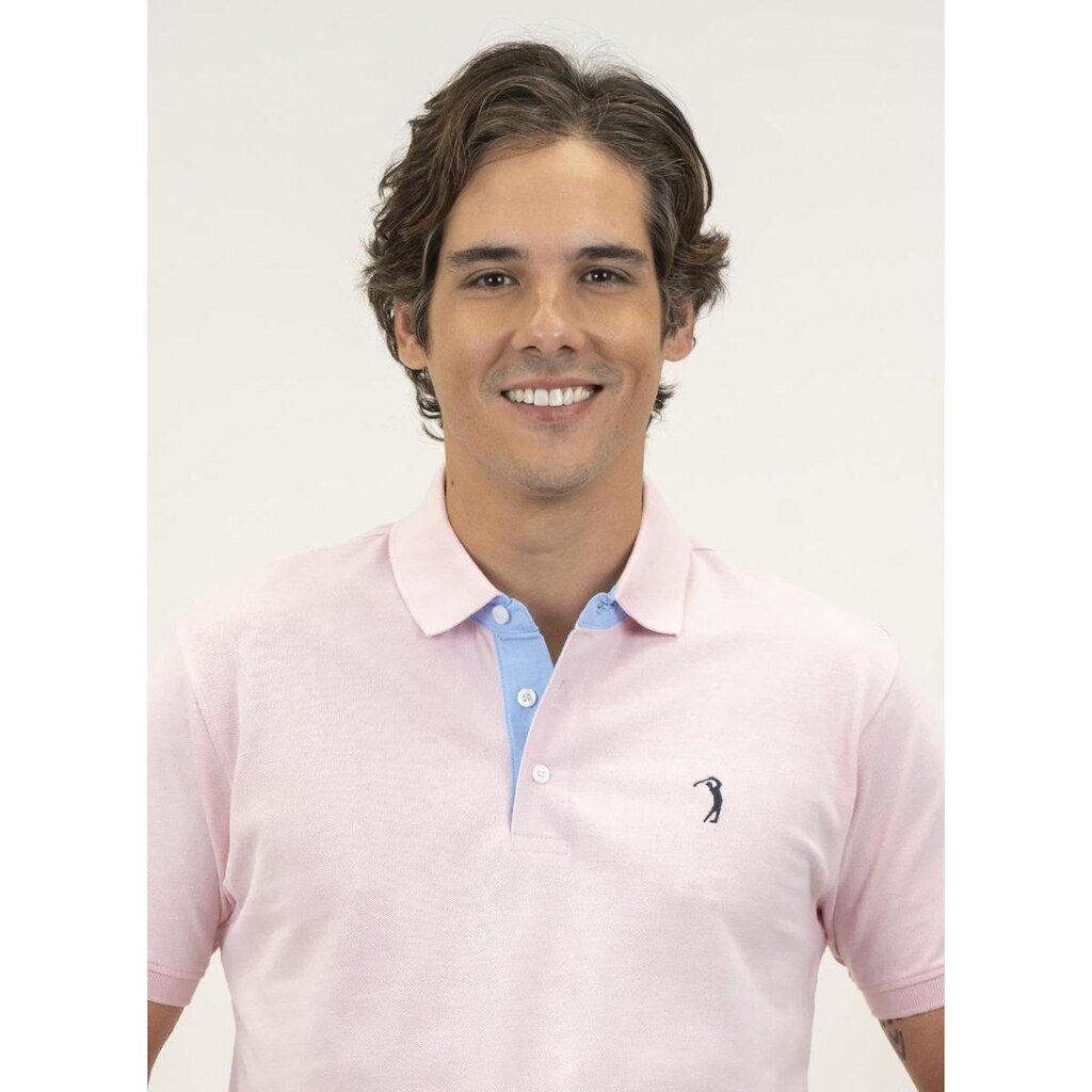 Camisa Polo Pink Sorbet Lisa Aleatory