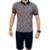 Camisa Polo Piquet Estampada - Cinza