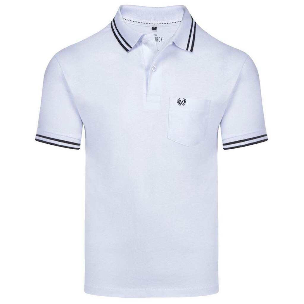 Camisa Polo Plus Masc. Meia Malha C/ Bolso Vilejack VMPG0110