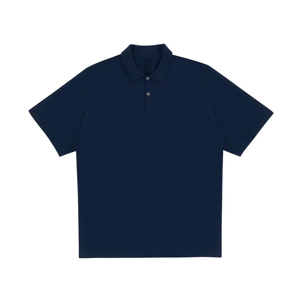 Camisa Polo Plus Size Masculina Diametro Azul