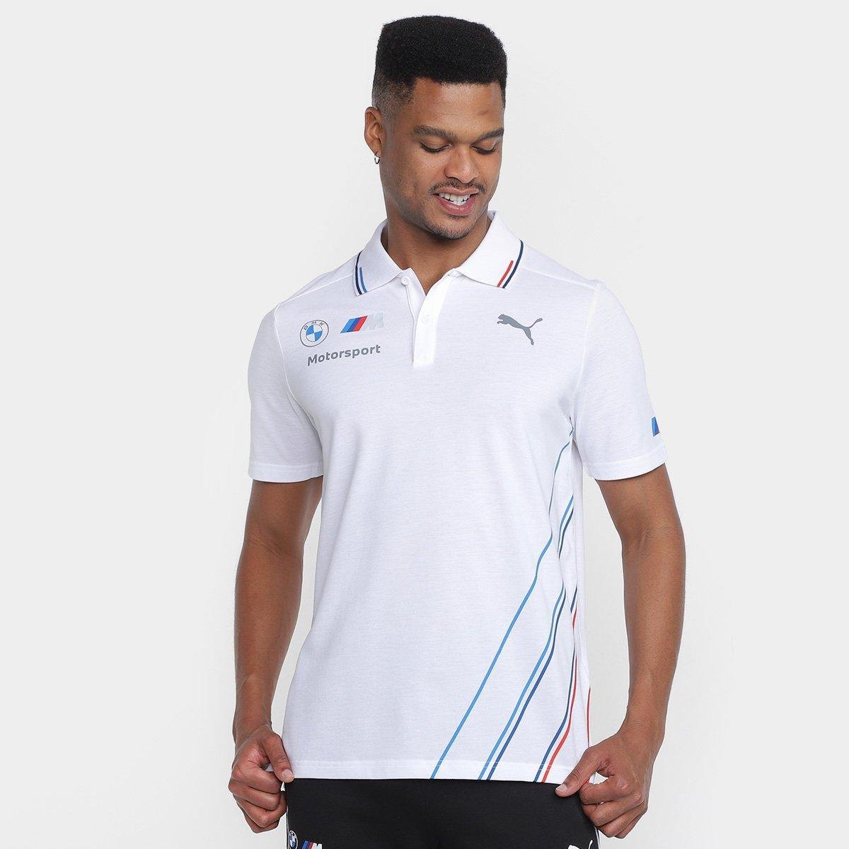 Camisa Polo Puma BMW Team Masculina Menor preço em Camisa Polo Puma BMW Team Masculina