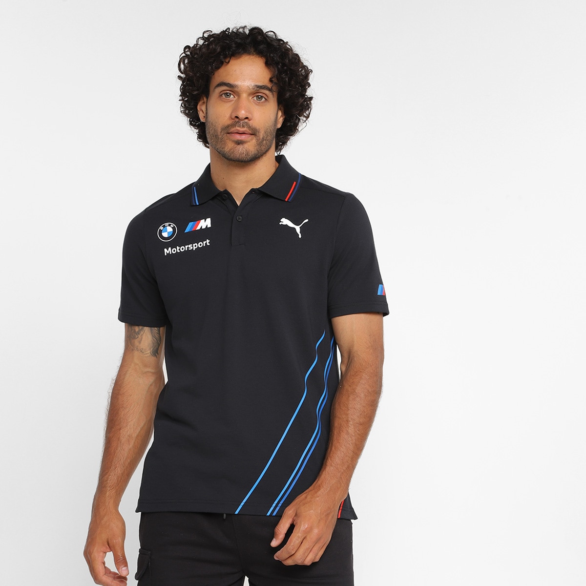 Camisa Polo Puma BMW Team Masculina Menor preço em Camisa Polo Puma BMW Team Masculina