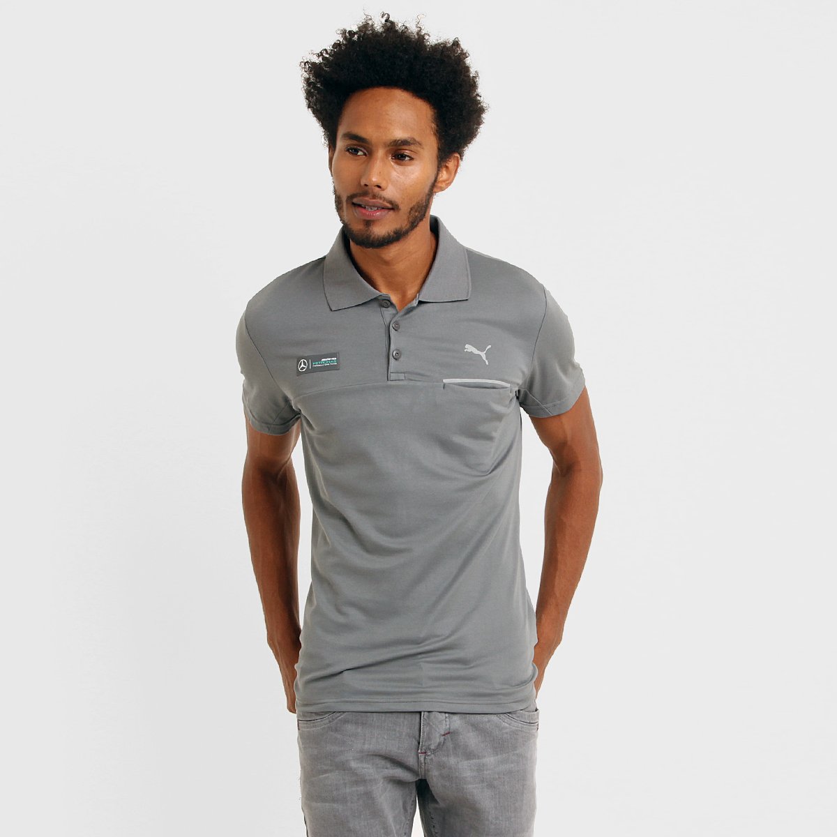 camisa polo puma mercedes