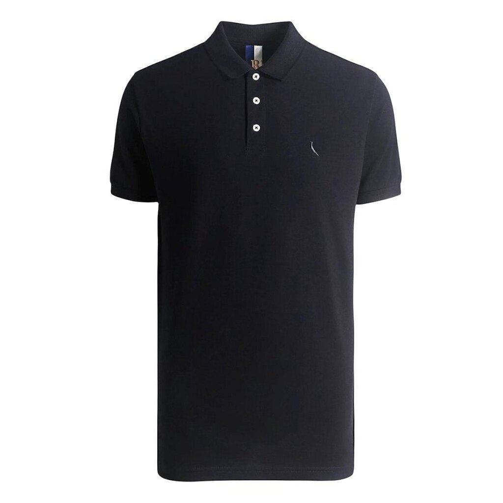 Camisa Polo Reserva Piquet Clássica Algodão Azul Claro