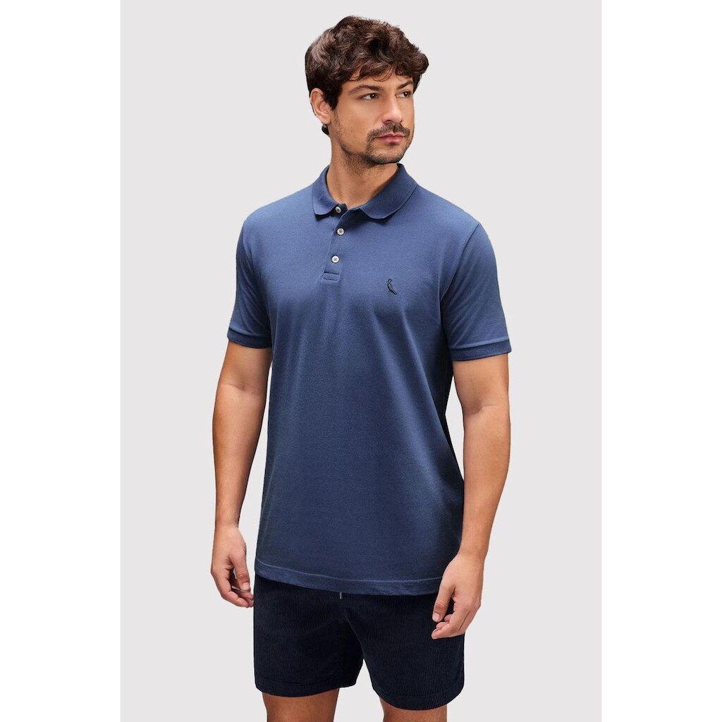 Camisa Polo Reserva Piquet Classica Carbono