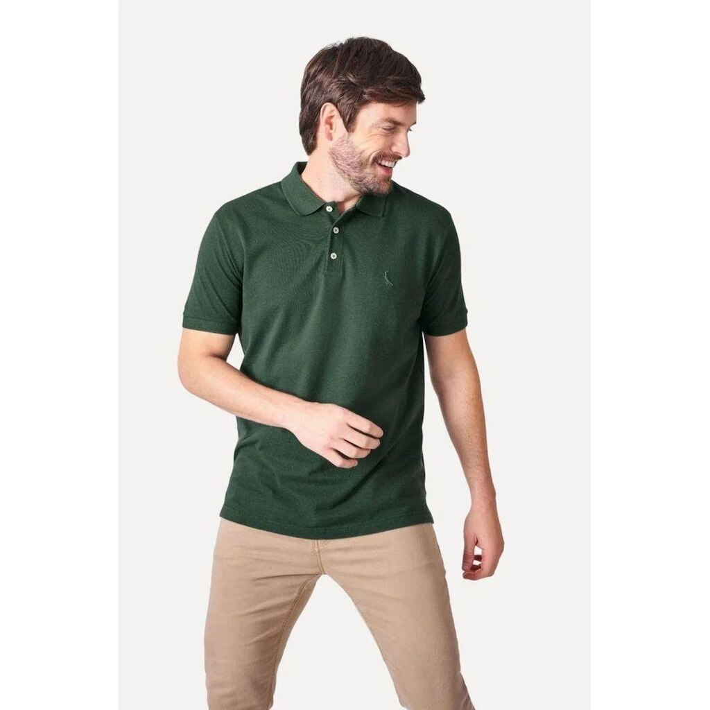 Camisa Polo Reserva Piquet Clássica Floresta