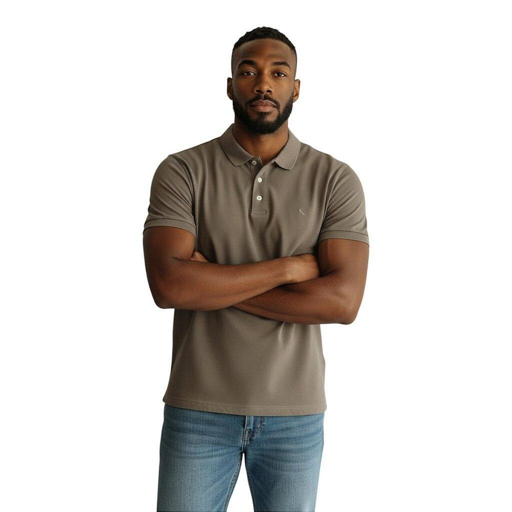 Camisa Polo Reserva Piquet Classica Masculino Mostarda