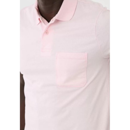 Camisa Polo Reta Com Bolso Malwee - Pink Menor preço em Camisa Polo Reta Com Bolso Malwee - Pink