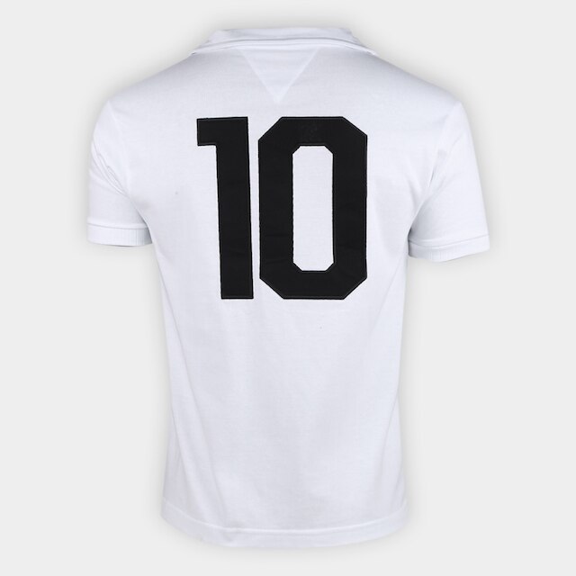 Camisa Polo Retrô Santos 62/63 N 10 Athleta Masculina