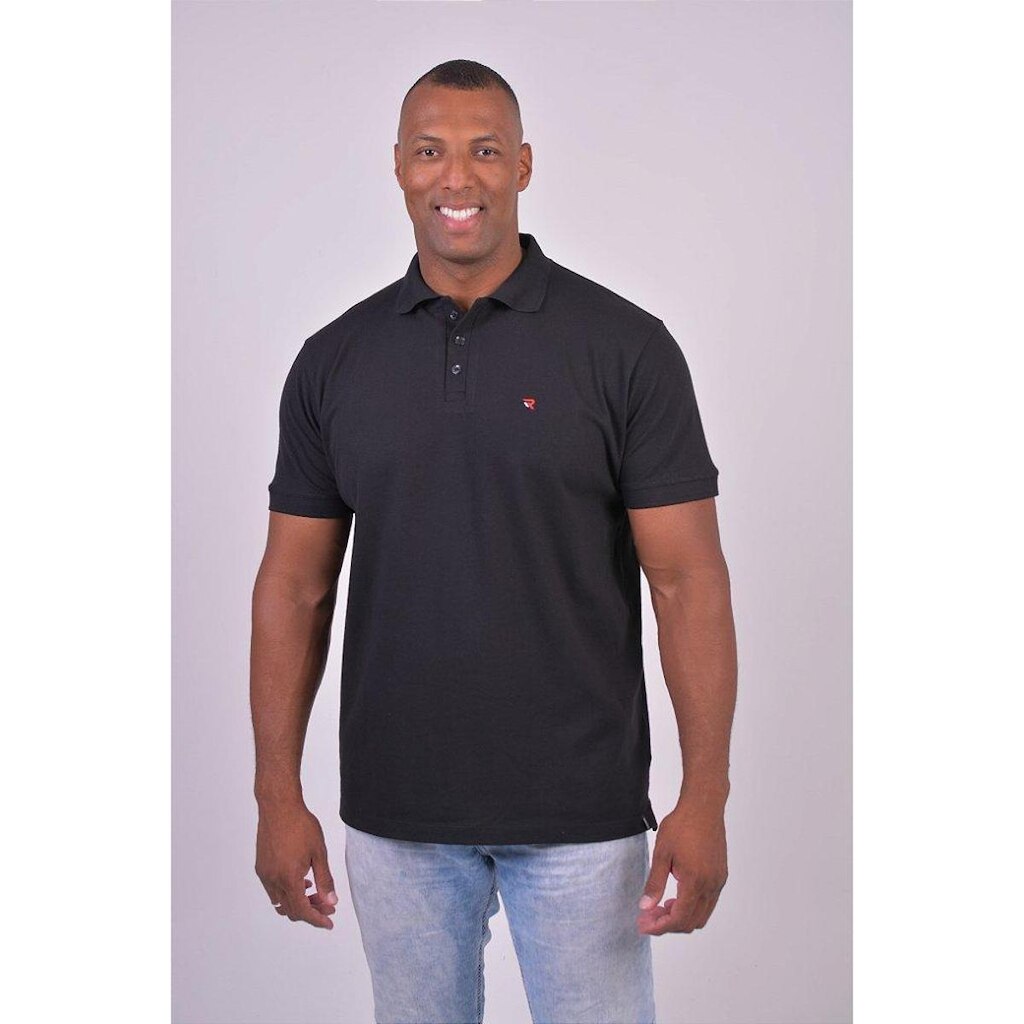 CAMISA POLO ROUND PRETA