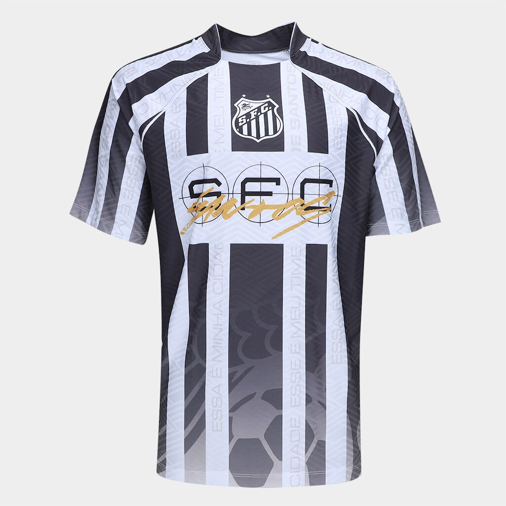 Camisa Polo Santos Eu Vim de Santos Masculina