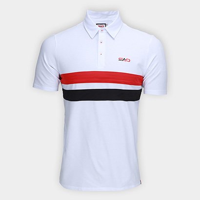 Camisa Polo São Paulo Tricolor Masculina - Masculino