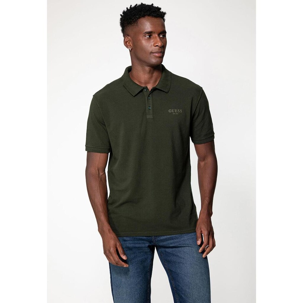 Camisa Polo Silk Est 1981 Verde Escuro