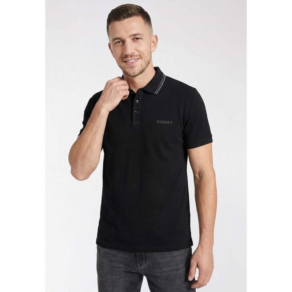Camisa Polo Silk Frisos Gola Preto