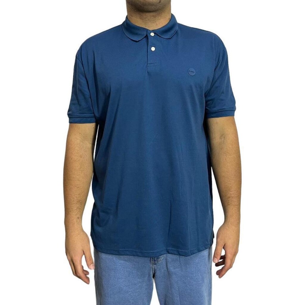 Camisa Polo Sleeve Plus Size- HD
