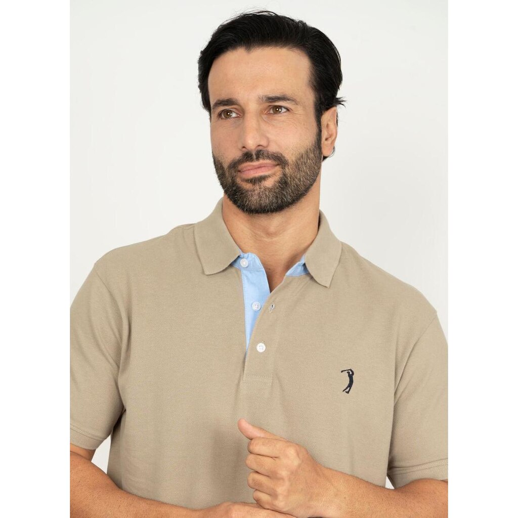 Camisa Polo Soft Khaki Lisa Aleatory