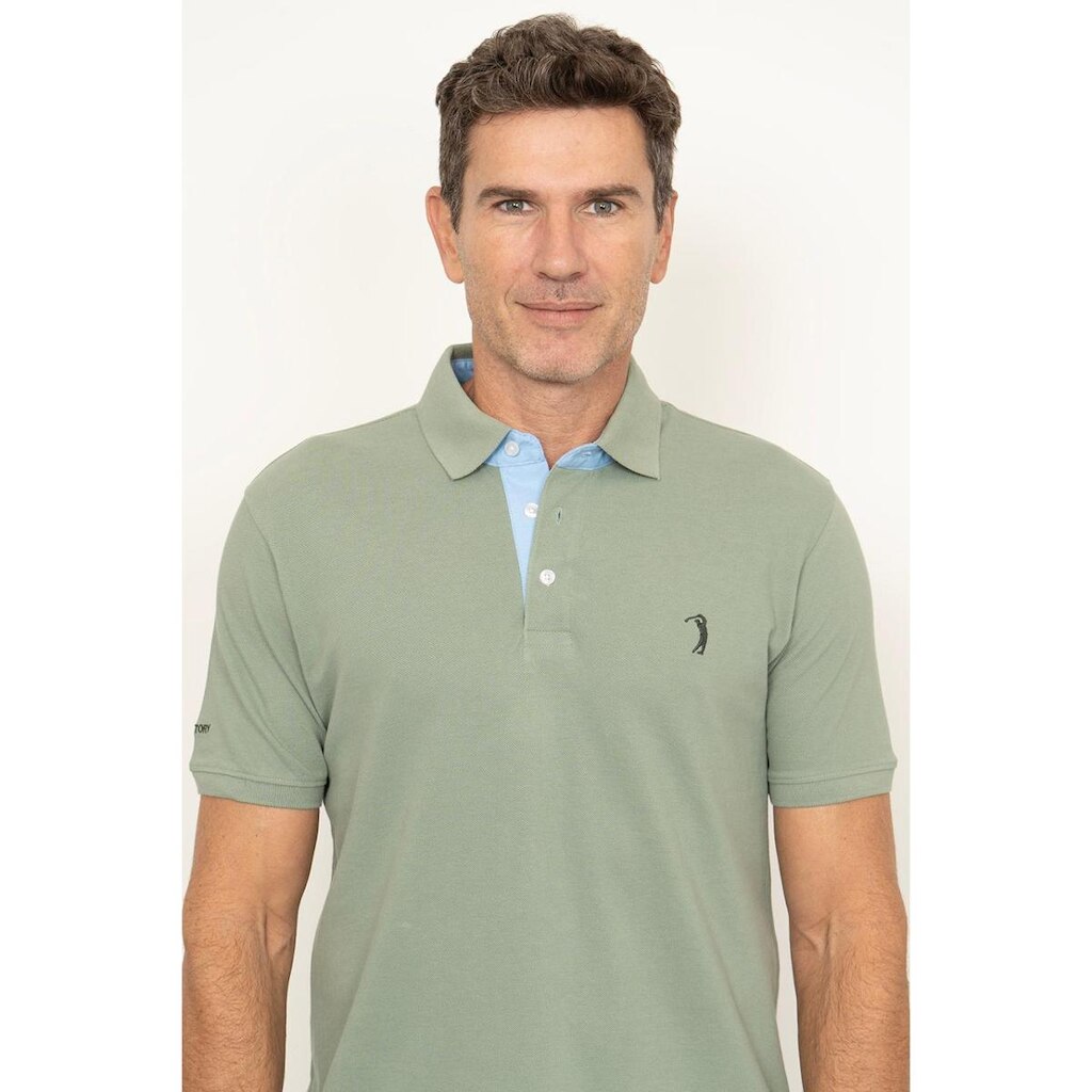 Camisa Polo Soft Sage Lisa Aleatory