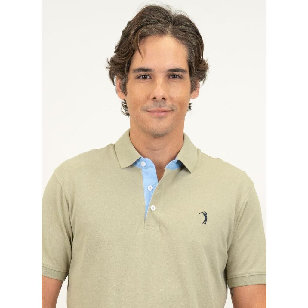 Camisa Polo Stone Lisa Aleatory