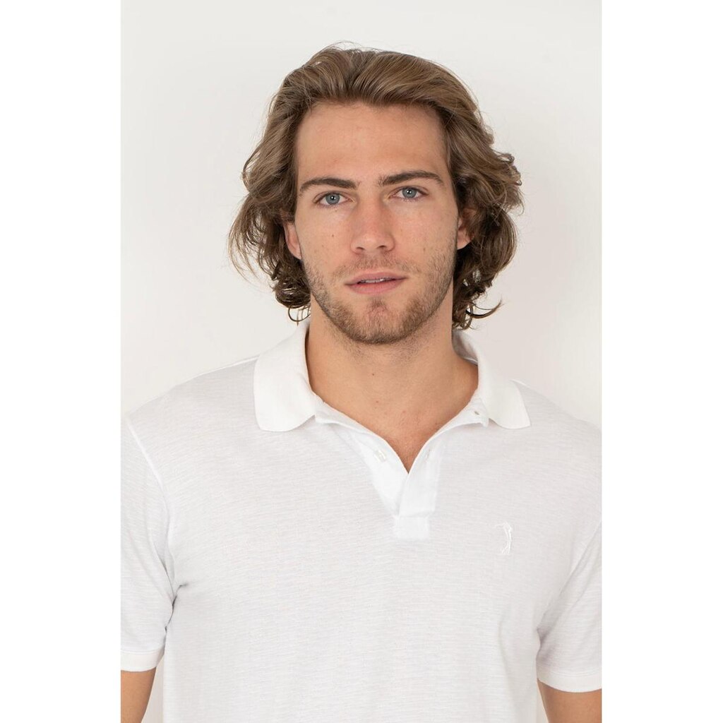 Camisa Polo Texturizada Aleatory Fowler Branco