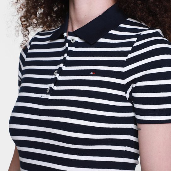 Camisa Polo Tommy Hilfiger 1985 Feminina