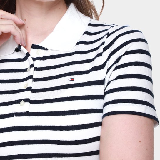 Camisa Polo Tommy Hilfiger 1985 Feminina