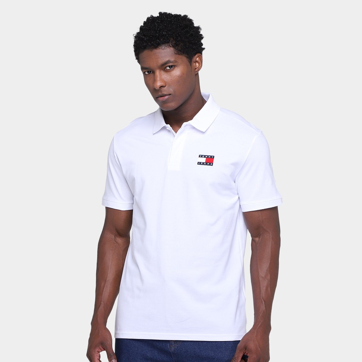 Camisa Polo Tommy Hilfiger Badge Regular Masculina