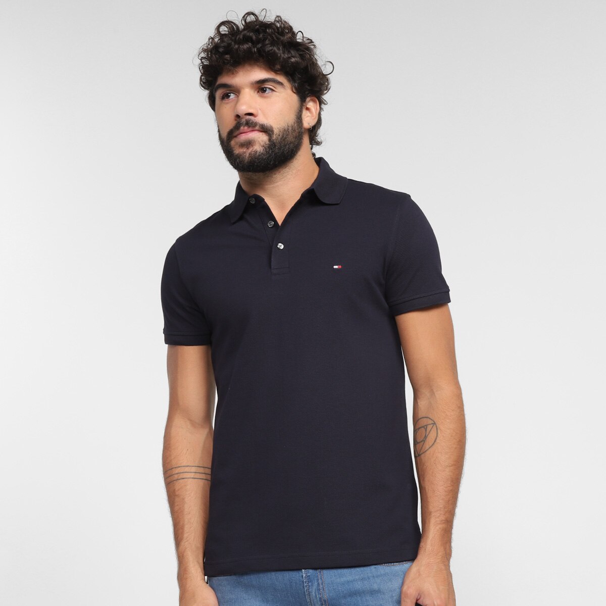 Camisa Polo Tommy Hilfiger Básica Masculina Menor preço em Camisa Polo Tommy Hilfiger Básica Masculina