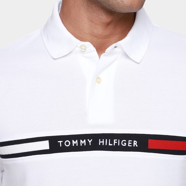 Camisa Polo Tommy Hilfiger Chest Insert Masculina