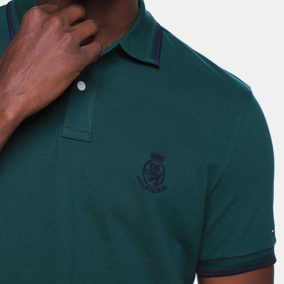 Camisa Polo Tommy Hilfiger Holiday Crest Masculina - 2