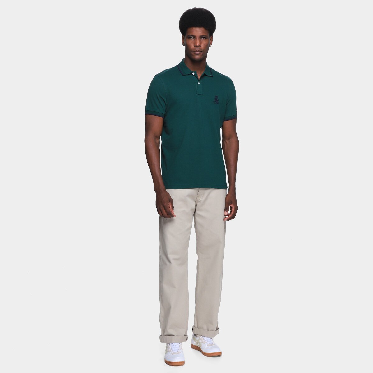 Camisa Polo Tommy Hilfiger Holiday Crest Masculina - 3