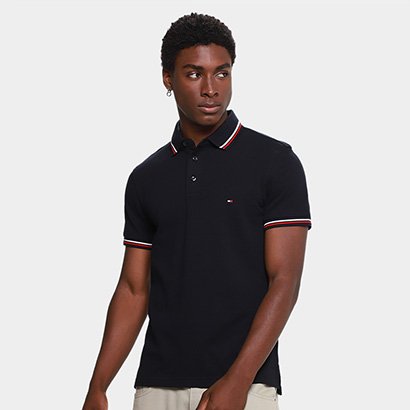 Camisa Polo Tommy Hilfiger Masculina - Masculino