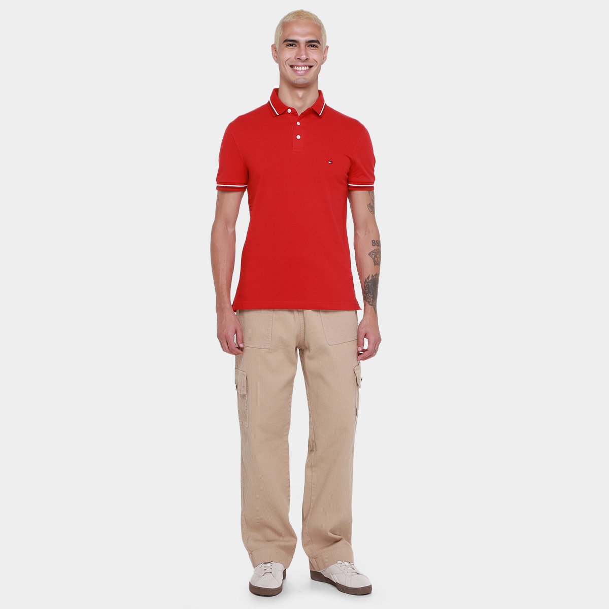 Camisa Polo Tommy Hilfiger Masculina - 3