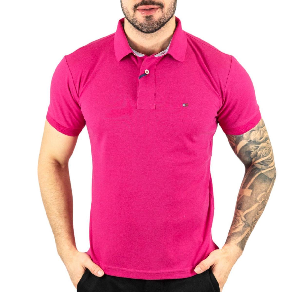 Camisa Polo Tommy Hilfiger Menor preço em Camisa Polo Tommy Hilfiger