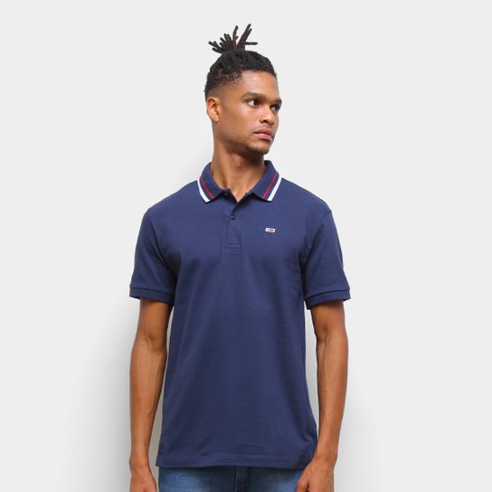 Camisa Polo Tommy Jeans Básica Masculina - Azul Escuro é ruim? Camisa Polo Tommy Jeans Básica Masculina - Azul Escuro é boa?