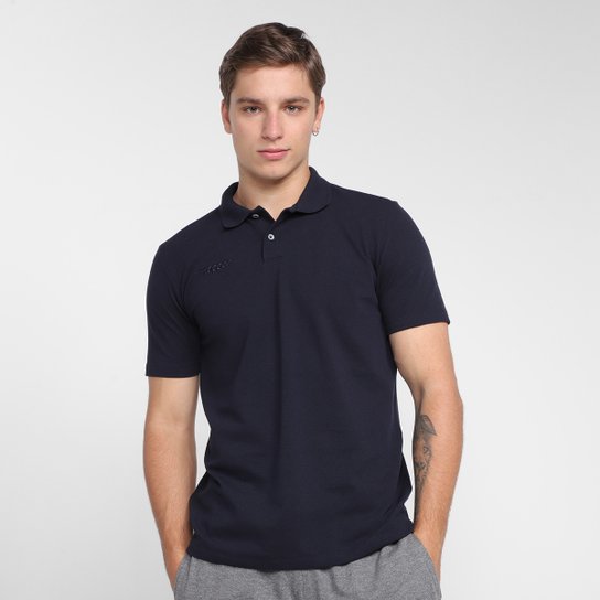 Camisa Polo Topper Classic Masculina - Marinho Menor preço em Camisa Polo Topper Classic Masculina - Marinho