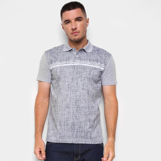 Camisa Polo Ultimato Meia Malha Estampada Masculina - Mescla é ruim? Camisa Polo Ultimato Meia Malha Estampada Masculina - Mescla é boa?