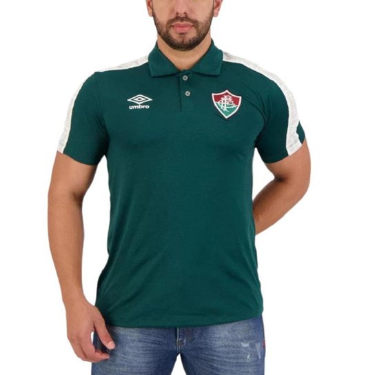 Camisa Polo Umbro Fluminense Viagem 2022 Masculina