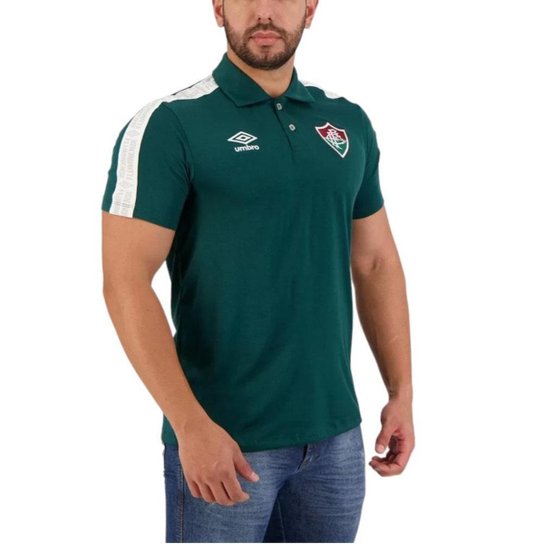 Camisa Polo Umbro Fluminense Viagem 2022 Masculina