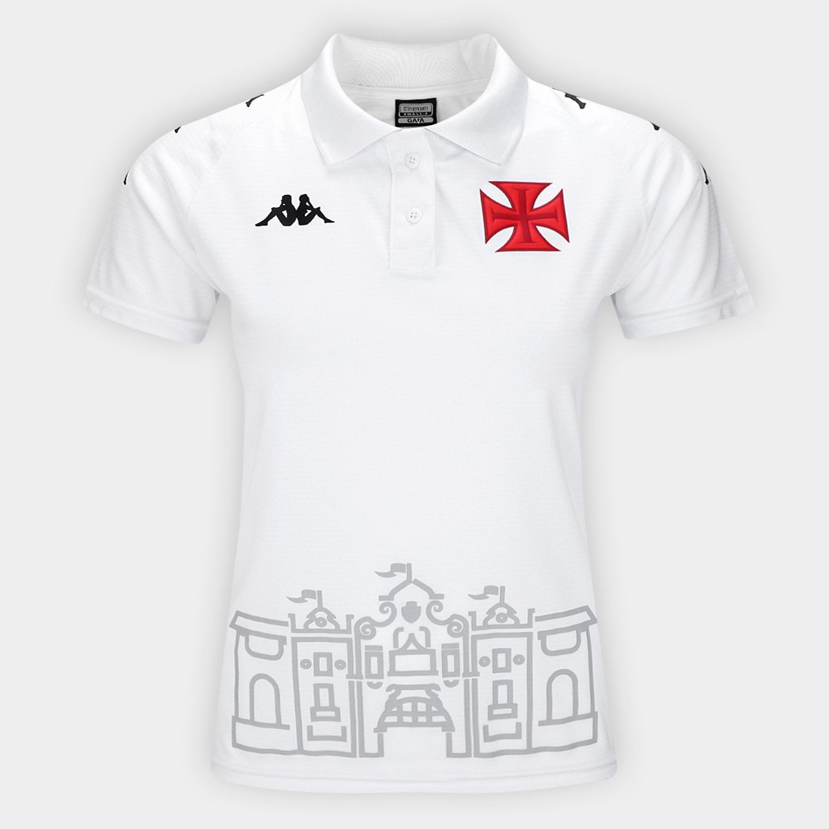 Camisa Polo Vasco Kappa São Januário Feminina Menor preço em Camisa Polo Vasco Kappa São Januário Feminina